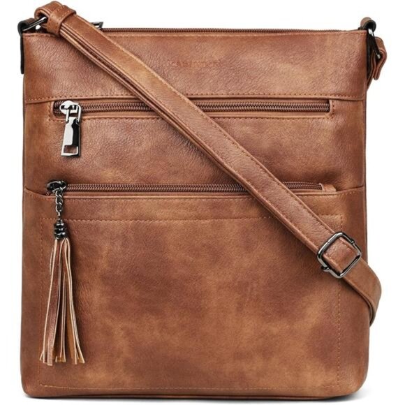 Crossbody Purses for Women Multi Pocket Casual Crossbody Bag